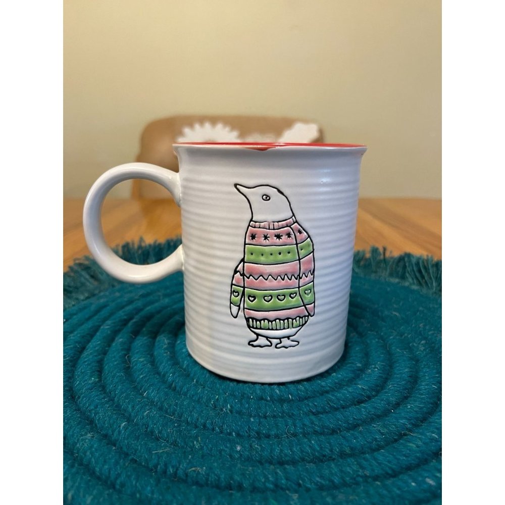 Spectrum Designz Sweater Penguin Mug